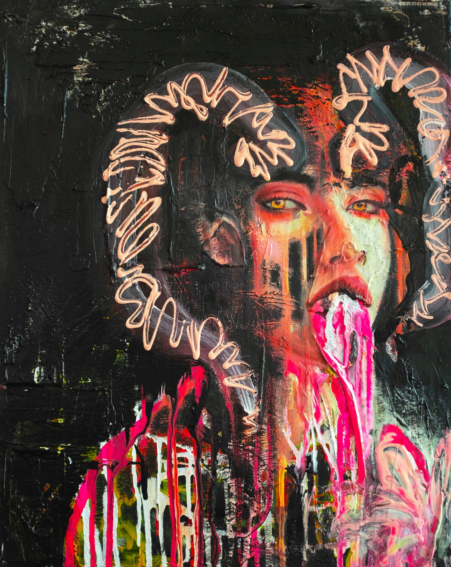 Buzz Buzz, That's My Mania Calling.. - Fine Art Print