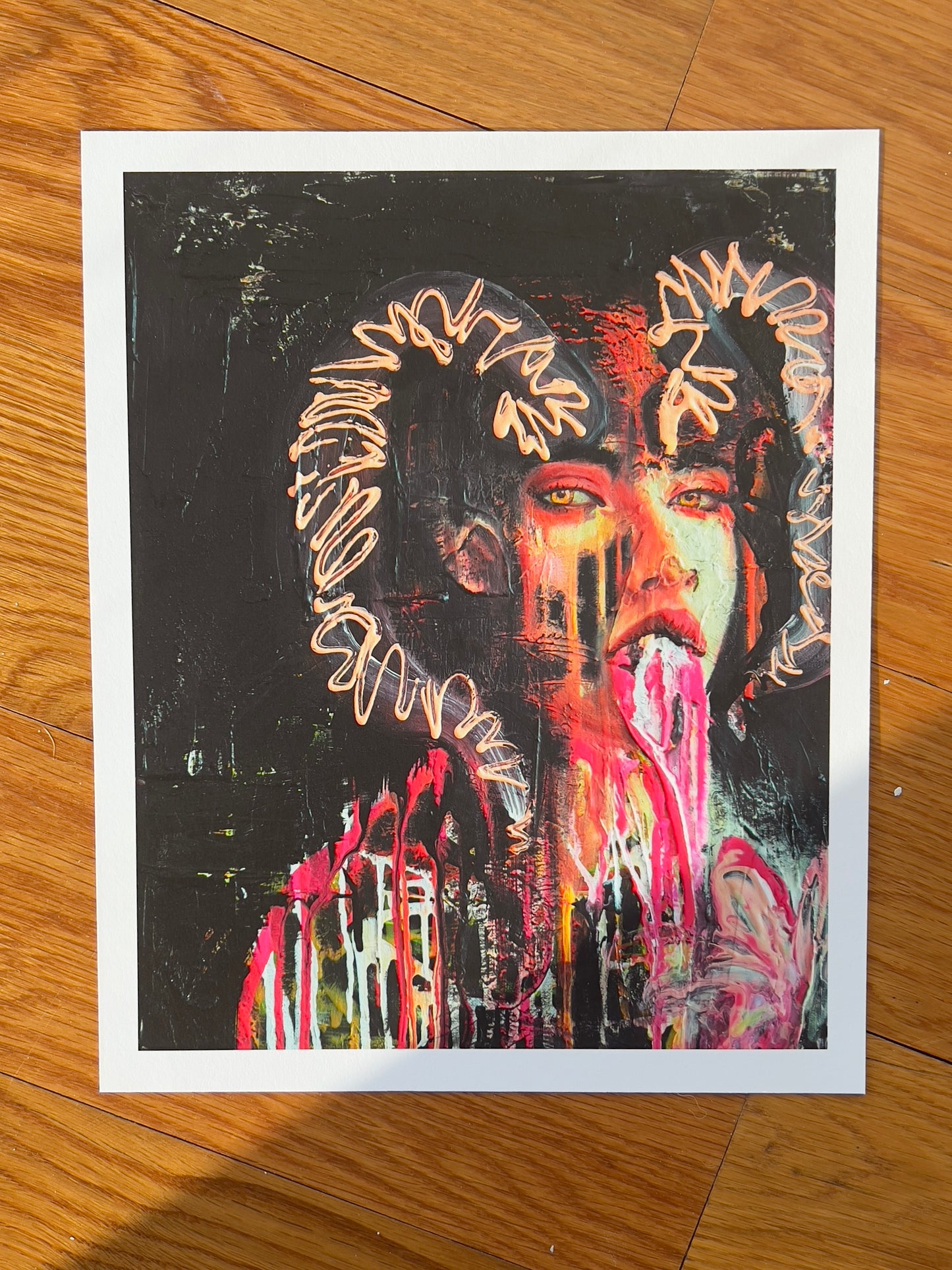 Buzz Buzz, That's My Mania Calling.. - Fine Art Print